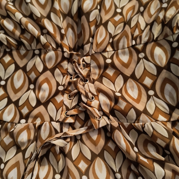 Ember, multi colored, laced blouse sz XL - Picture 5 of 9